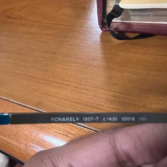 CHANEL Women's Glasses in Blue and Transparent - Picture 2 of 5